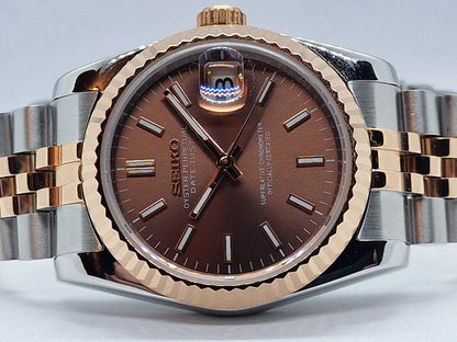 DATEJUST MOD ( CHOCOLATE TWO TONE )