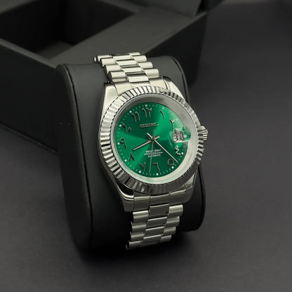 DATEJUST MOD ( ARABIC GREEN DIAL )