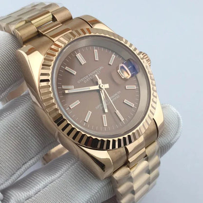 DATEJUST ROSE BORWN DIAL MOD