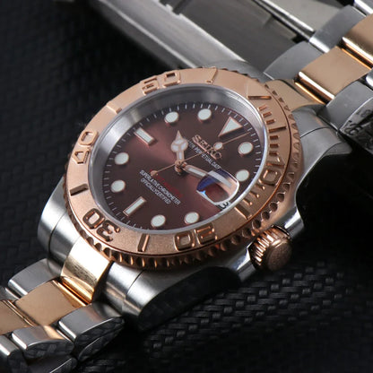 YACHTMASTER TWO TONE ROSE MOD